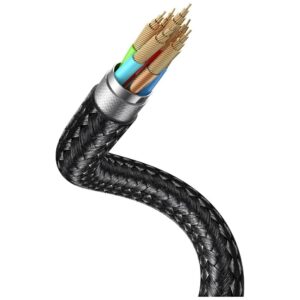 Cable USAMS Huan Series SJ754 72W USB-C to USB-C + USB-C + Belaidis įkroviklis skirtas watch tarnish - Image 9