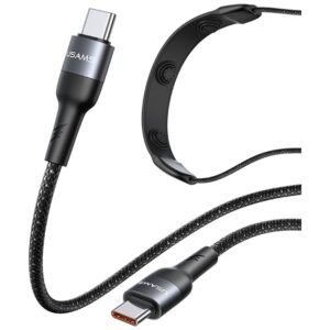 Kabelis USAMS SJ759 U89 100W Fast Charging with massager juodos spalvos - Image 3