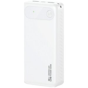 USAMS PB80 Power Bank PD20W 20000mAh white - Image 1