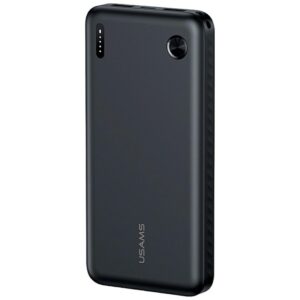 USAMS PB83 Power Bank 2xUSB-A 1xUSB-C 10000mAh black - Image 1