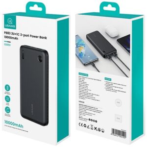 USAMS PB83 Power Bank 2xUSB-A 1xUSB-C 10000mAh white - Image 8