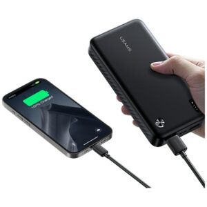 USAMS PB83 Power Bank 2xUSB-A 1xUSB-C 20000mAh black - Image 3