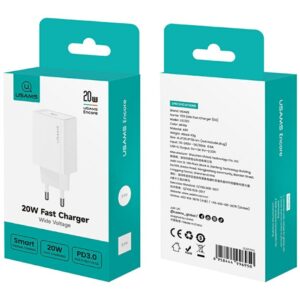 Laidinis įkroviklis USAMS T69 20W USB-C baltos spalvos - Image 5