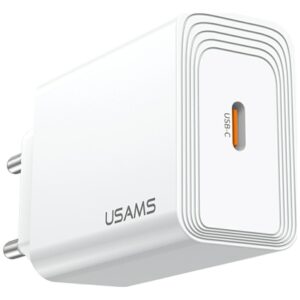 Laidinis įkroviklis USAMS T69 20W USB-C baltos spalvos - Image 2