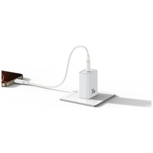 Laidinis įkroviklis USAMS T69 30W USB-C baltos spalvos - Image 3