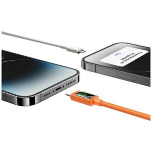 Kabelis USAMS SJ774 PD 30W USB-C/Lightning 1.2m orange - Image 4