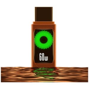 Kabelis USAMS SJ773 PD 60W USB-C/USB-C 1.2m oranžinės spalvos - Image 10