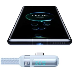 Kabelis USAMS US-SJ651 USB-A/USB-C blue - Image 2