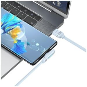 Kabelis USAMS US-SJ651 USB-A/USB-C violetinės spalvos - Image 3