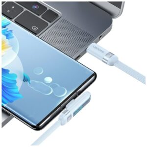 Kabelis USAMS US-SJ653 PD 100W USB-C/USB-C blue - Image 6