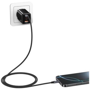 Kabelis USAMS U91 30W USB-C į Lightning 1m tarnish - Image 2