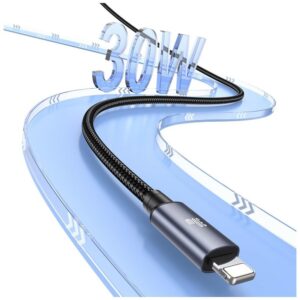 Kabelis USAMS U91 30W USB-C į Lightning 1m tarnish - Image 3