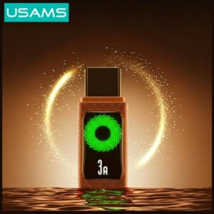 Kabelis USAMS U92 18W USB-C į USB-A 1.2m oranžinės spalvos - Image 5