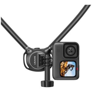 Neck Mount for sport camera USAMS JoyGo Joy01 juodos spalvos - Image 4
