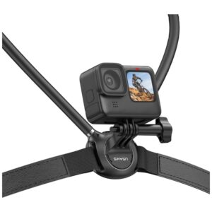 Neck Mount for sport camera USAMS JoyGo Joy01 juodos spalvos - Image 7