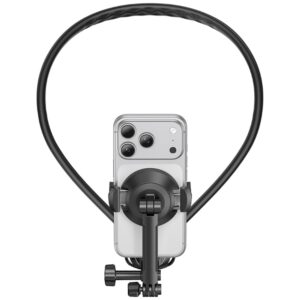 Neck mount for phones USAMS JoyGo JOY02 Neck Mount with magnetic mount juodos spalvos - Image 6