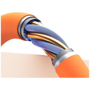Kabelis USAMS U98 3A Silicone Fast Charging USB-C juodos spalvos - Image 9