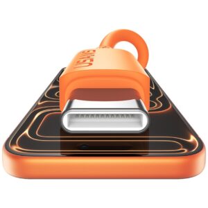 Kabelis USAMS U98 3A Silicone Fast Charging USB-C baltos spalvos - Image 8