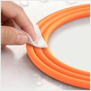 Kabelis USAMS U98 30W 3A Silicone Fast Charging USB-C į Lightning juodos spalvos - Image 6