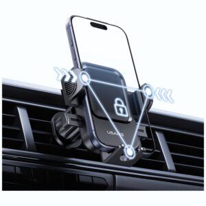 Car Mount for Air Vent USAMS One-touch juodos spalvos - Image 3