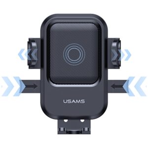 Car Mount for Air Vent USAMS One-touch juodos spalvos - Image 9
