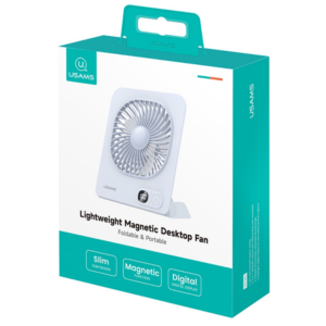 Lightweight Magnetic Desktop Ventiliatorius USAMS blue - Image 7
