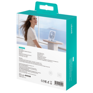 Lightweight Magnetic Desktop Ventiliatorius USAMS blue - Image 8
