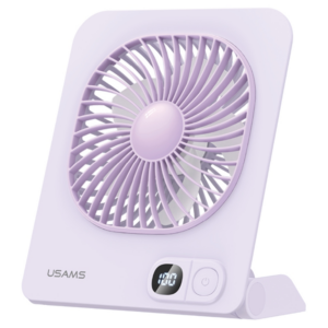 Lightweight Magnetic Desktop Ventiliatorius USAMS violetinės spalvos - Image 1