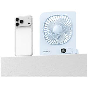 Lightweight Magnetic Desktop Ventiliatorius USAMS violetinės spalvos - Image 3
