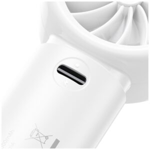 Kišeninis Ventiliatorius USAMS BC Series 500mAh baltos spalvos - Image 9