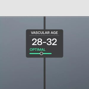 Withings Body Comp Kvadratas Juoda Elektroninės vonios svarstyklės - Image 2