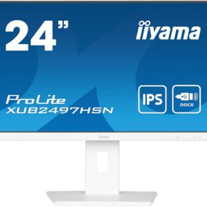 iiyama ProLite XUB2497HSN-W2 kompiuterio monitorius 60,5 cm (23.8") 1920 x 1080 pikseliai „Full HD“ LED Balta - Image 2