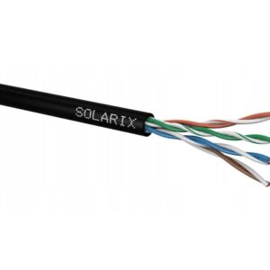 Solarix CAT5E UTP PE FC instaliacinis kabelis