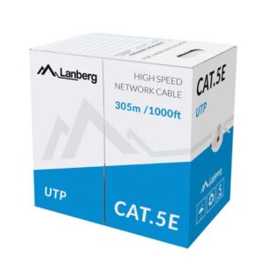 Lanberg LCU5-11CU-0305-S tinklo kabelis Pilka 305 m Cat5e U/UTP (UTP)