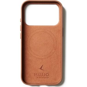 Mujjo Full Leather Case MagSafe Dėklas iPhone 17 Pro Rudas - Image 2