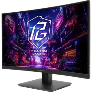 Asrock Phantom Gaming PG27QRT1B kompiuterio monitorius 68,6 cm (27") 2560 x 1440 pikseliai Quad HD LED Juoda - Image 3