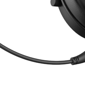 Deltaco Gaming GAM-190 Ausinės be mikrofono ir ausinės su mikrofonu Laisvų rankų įranga Vielinis Su lankeliu Žaidimams Juoda - Image 3