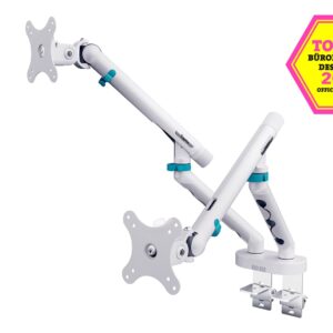 Digitus DA-90472 monitoriaus laikiklis arba stovas 88,9 cm (35") Stalas Balta