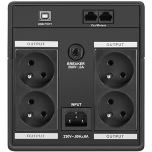 Armac H/1500E/LED nepertraukiamo maitinimo resursai (UPS) „Line-Interactive“ 1,5 kVA 950 W - Image 2