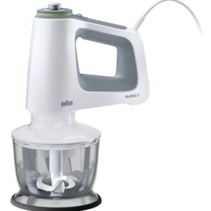 Braun MultiMix 5 HM 5137 Rankinis plaktuvas 750 W Pilka, Balta - Image 3