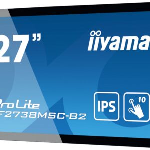 iiyama ProLite TF2738MSC-B2 kompiuterio monitorius 68,6 cm (27") 1920 x 1080 pikseliai „Full HD“ LED Lietimui jautrus ekranas Daugybė naudotojų Juoda - Image 3