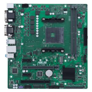 ASUS PRO A520M-C II/CSM AMD A520 AM4 lizdas „micro ATX“ - Image 2