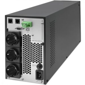 Qoltec 52281 nepertraukiamo maitinimo resursai (UPS) Dviguba konversija (prisijungus) 2 kVA 2000 W 3 AC išvestis(ys / čių) - Image 2