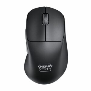 CHERRY XTRFY CX-M64W-PRO-BLACK kompiuterio pelė Žaidimams Radijo dažnio belaidė 26000 DPI