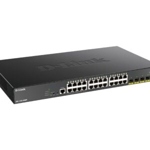 D-Link DGS-1250-28XMP Valdomas L3 Gigabit Ethernet (10/100/1000) Maitinimas per Eternetą (PoE) Juoda - Image 2