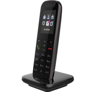 Telekom Speedphone 52 DECT telefonas Skambintojo ID Juoda