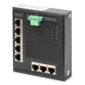 Digitus DN-651127 tinklo komutatorius Ne-valdomas Gigabit Ethernet (10/100/1000) Juoda - Image 1