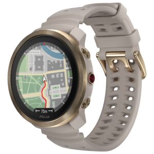 Polar Vantage M3 3,25 cm (1.28") AMOLED 44.7 mm Skaitmeninis 416 x 416 pikseliai Lietimui jautrus ekranas Auksas, Smėlio GPS (palydovinis)