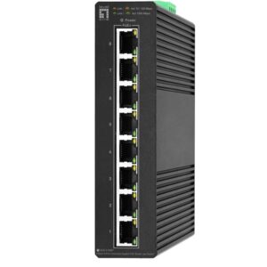LevelOne IGS-2108P tinklo komutatorius Valdomas L2 Gigabit Ethernet (10/100/1000) Maitinimas per Eternetą (PoE) Juoda - Image 1