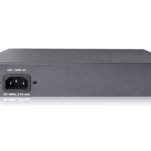 Digitus DN-95323-1 tinklo komutatorius Ne-valdomas Fast Ethernet (10/100) Maitinimas per Eternetą (PoE) Pilka - Image 2